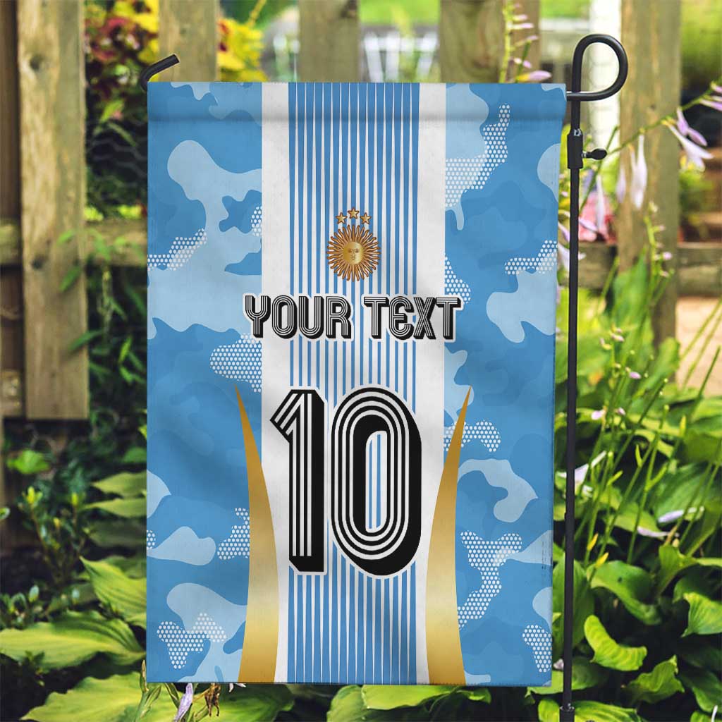 Custom Argentina Football Garden Flag La Albiceleste Three Times The Best in The World