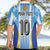 Custom Argentina Football Hawaiian Shirt La Albiceleste Three Times The Best in The World