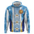Custom Argentina Football Hoodie La Albiceleste Three Times The Best in The World
