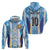 Custom Argentina Football Hoodie La Albiceleste Three Times The Best in The World