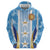 Custom Argentina Football Hoodie La Albiceleste Three Times The Best in The World