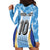 Custom Argentina Football Hoodie Dress La Albiceleste Three Times The Best in The World