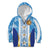 Custom Argentina Football Kid Hoodie La Albiceleste Three Times The Best in The World