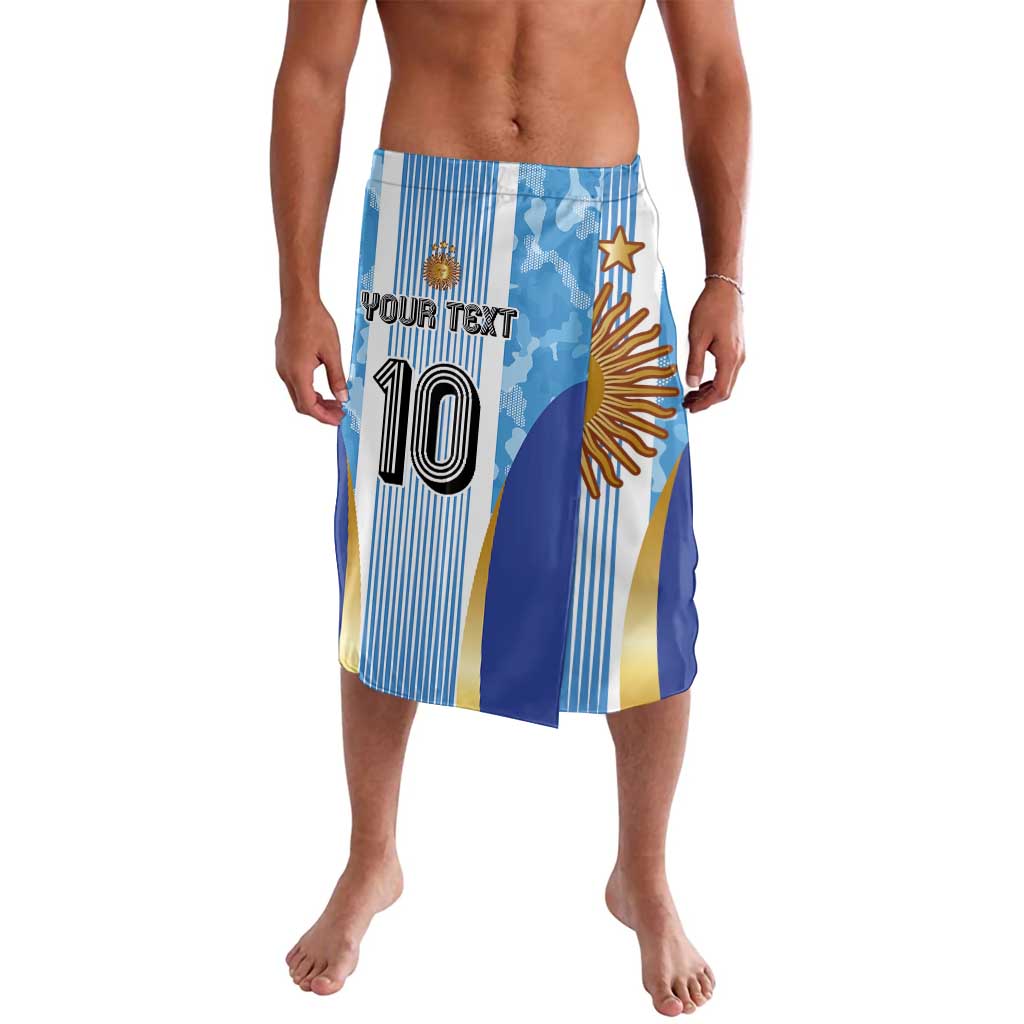 Custom Argentina Football Lavalava La Albiceleste Three Times The Best in The World