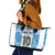 Custom Argentina Football Leather Tote Bag La Albiceleste Three Times The Best in The World
