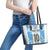 Custom Argentina Football Leather Tote Bag La Albiceleste Three Times The Best in The World