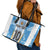 Custom Argentina Football Leather Tote Bag La Albiceleste Three Times The Best in The World