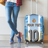 Custom Argentina Football Luggage Cover La Albiceleste Three Times The Best in The World