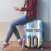 Custom Argentina Football Luggage Cover La Albiceleste Three Times The Best in The World