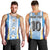Custom Argentina Football Men Tank Top La Albiceleste Three Times The Best in The World
