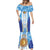 Custom Argentina Football Mermaid Dress La Albiceleste Three Times The Best in The World