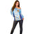 Custom Argentina Football Off Shoulder Sweater La Albiceleste Three Times The Best in The World