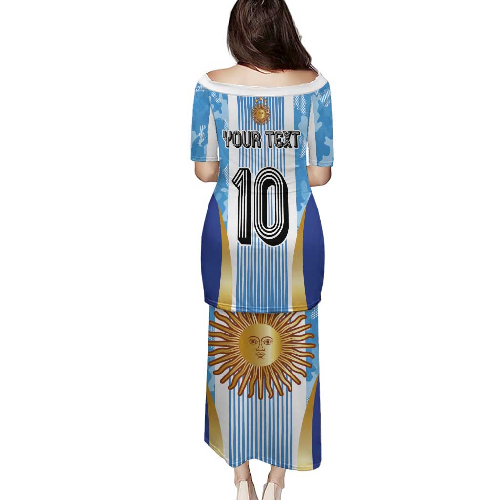 Custom Argentina Football Puletasi La Albiceleste Three Times The Best in The World