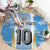 Custom Argentina Football Round Carpet La Albiceleste Three Times The Best in The World