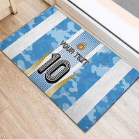 Custom Argentina Football Rubber Doormat La Albiceleste Three Times The Best in The World