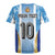 Custom Argentina Football Rugby Jersey La Albiceleste Three Times The Best in The World