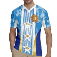 Custom Argentina Football Rugby Jersey La Albiceleste Three Times The Best in The World