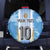 Custom Argentina Football Spare Tire Cover La Albiceleste Three Times The Best in The World