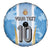 Custom Argentina Football Spare Tire Cover La Albiceleste Three Times The Best in The World
