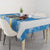Custom Argentina Football Tablecloth La Albiceleste Three Times The Best in The World
