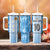 Custom Argentina Football Tumbler With Handle La Albiceleste Three Times The Best in The World