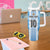 Custom Argentina Football Tumbler With Handle La Albiceleste Three Times The Best in The World