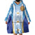 Custom Argentina Football Wearable Blanket Hoodie La Albiceleste Three Times The Best in The World