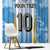 Custom Argentina Football Window Curtain La Albiceleste Three Times The Best in The World