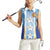 Custom Argentina Football Women Sleeveless Polo Shirt La Albiceleste Three Times The Best in The World