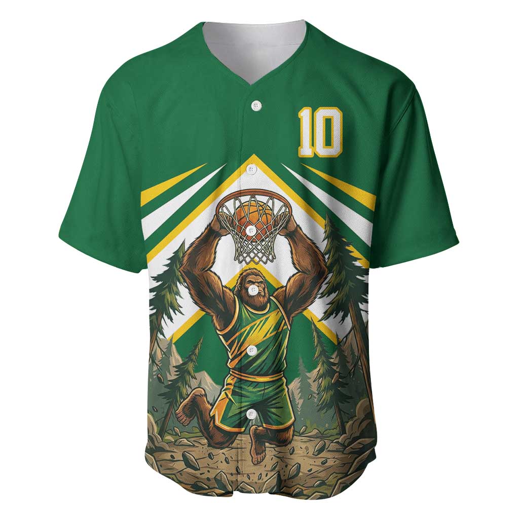 Custom Bigfoot Dunk and Mountain Forests Baseball Jersey