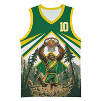Custom Bigfoot Dunk and Mountain Forests Basketball Jersey