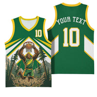 Custom Bigfoot Dunk and Mountain Forests Basketball Jersey