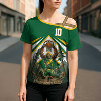 Custom Bigfoot Dunk and Mountain Forests Cross Shoulder Shirt
