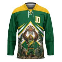 Custom Bigfoot Dunk and Mountain Forests Hockey Jersey