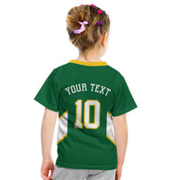 Custom Bigfoot Dunk and Mountain Forests Kid T Shirt