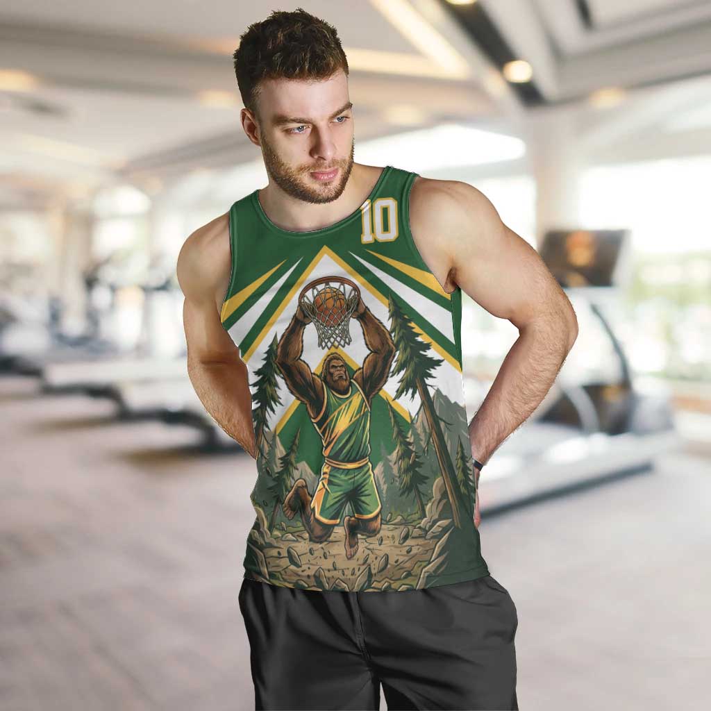 Custom Bigfoot Dunk and Mountain Forests Men Tank Top