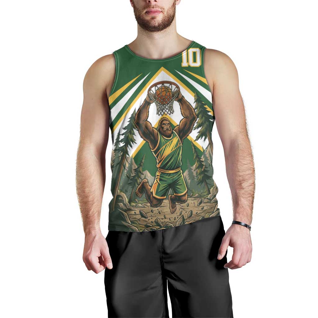 Custom Bigfoot Dunk and Mountain Forests Men Tank Top