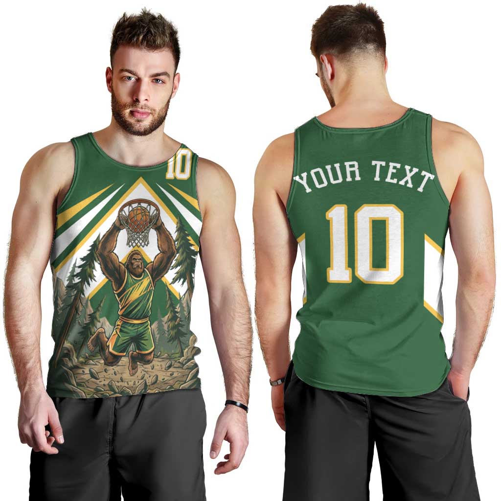 Custom Bigfoot Dunk and Mountain Forests Men Tank Top