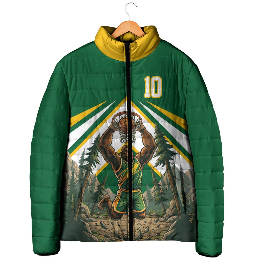 Custom Bigfoot Dunk and Mountain Forests Padded Jacket
