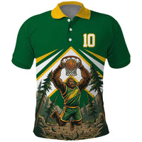 Custom Bigfoot Dunk and Mountain Forests Polo Shirt