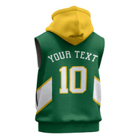 Custom Bigfoot Dunk and Mountain Forests Sleeveless Zip Hoodie