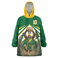 Custom Bigfoot Dunk and Mountain Forests Wearable Blanket Hoodie