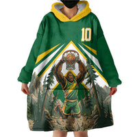 Custom Bigfoot Dunk and Mountain Forests Wearable Blanket Hoodie