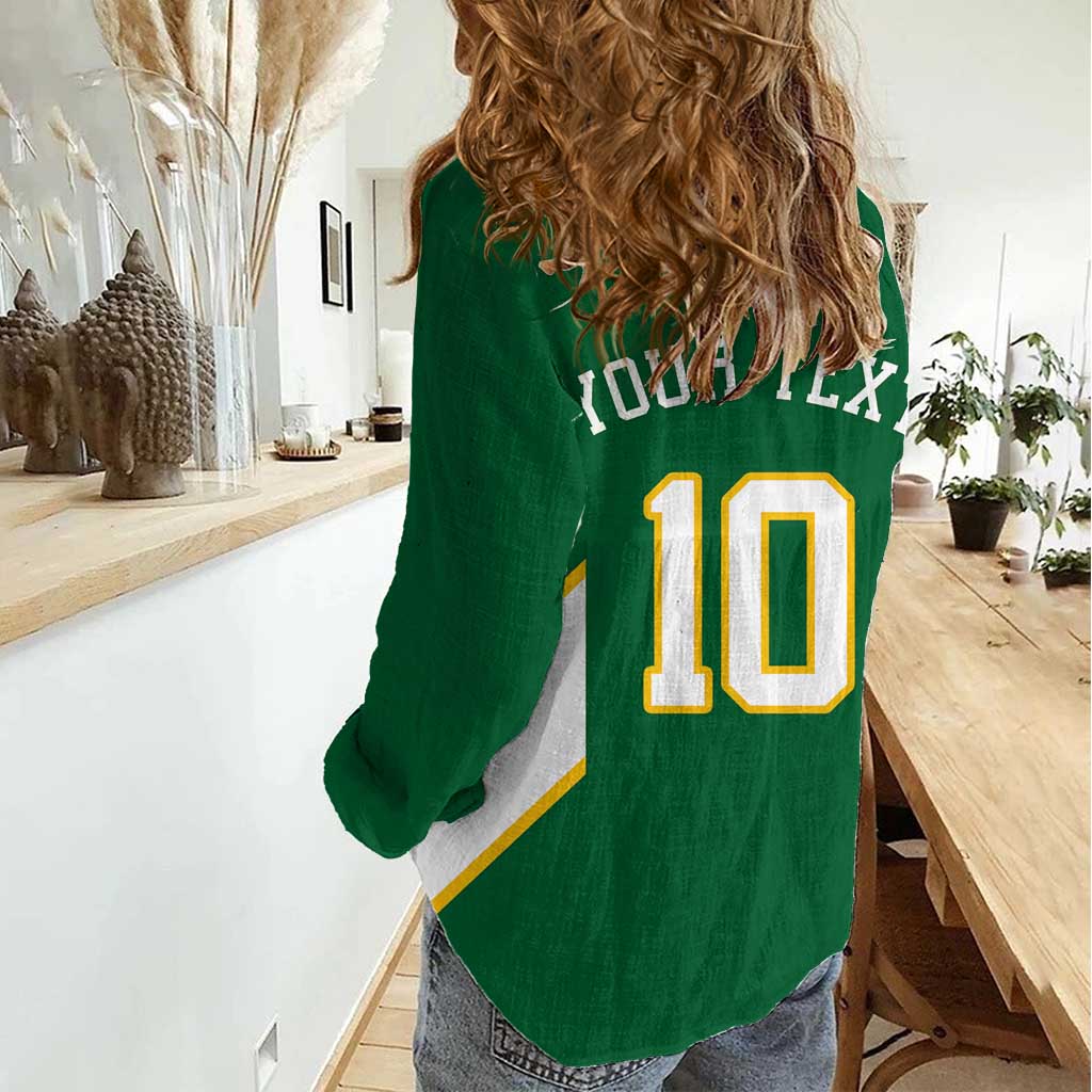 Custom Bigfoot Dunk and Mountain Forests Women Casual Shirt