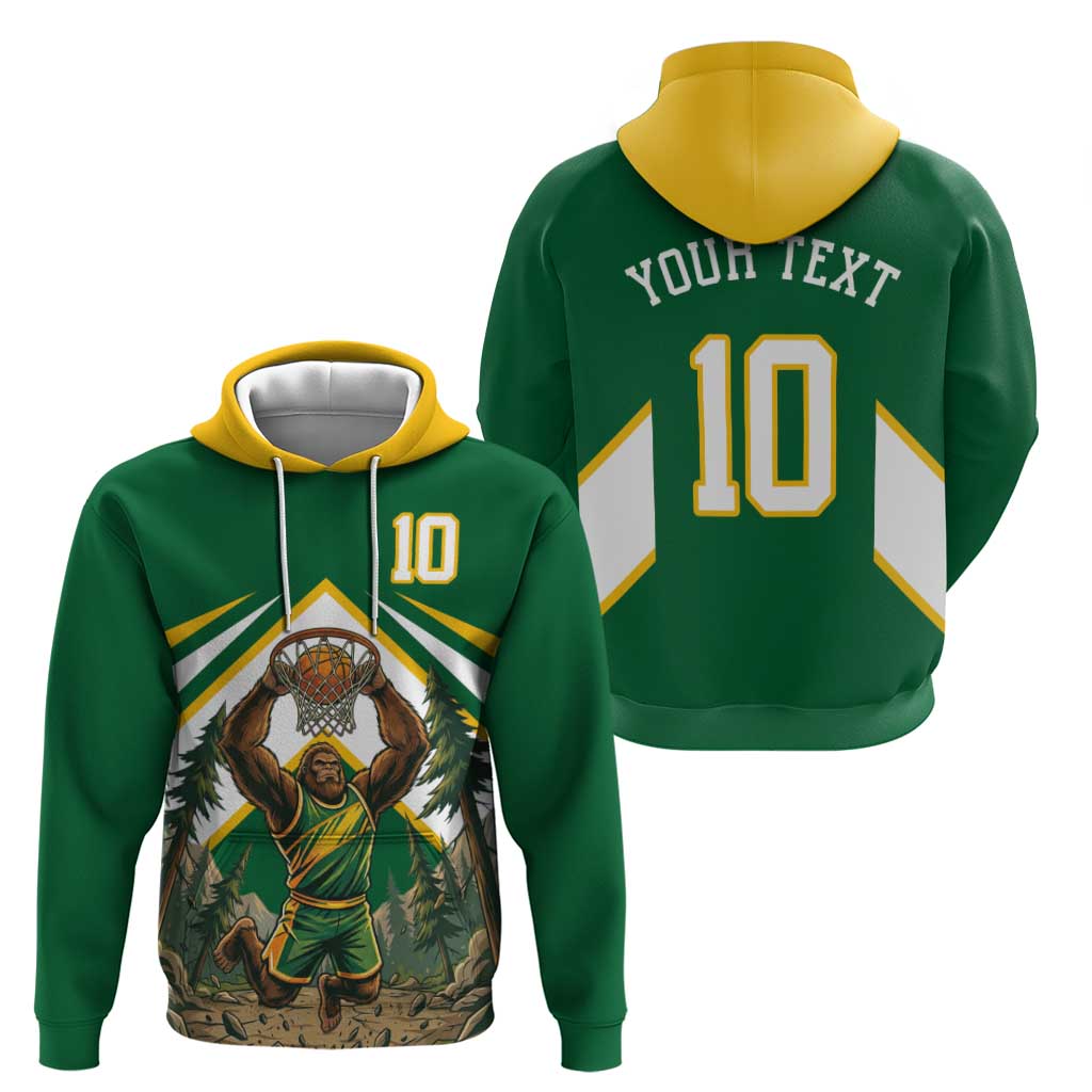 Custom Bigfoot Dunk and Mountain Forests Zip Hoodie