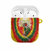 Lithuania-Skeleton Power Dunk AirPods Case Tie Dye Style