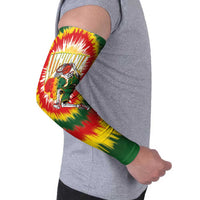 Custom Lithuania-Skeleton Power Dunk Arm Sleeves Tie Dye Style