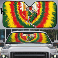 Lithuania-Skeleton Power Dunk Auto Sun Shade Tie Dye Style