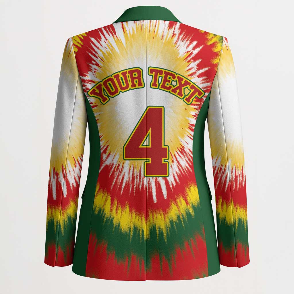 Custom Lithuania-Skeleton Power Dunk Blazer Tie Dye Style