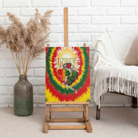 Lithuania-Skeleton Power Dunk Canvas Wall Art Tie Dye Style
